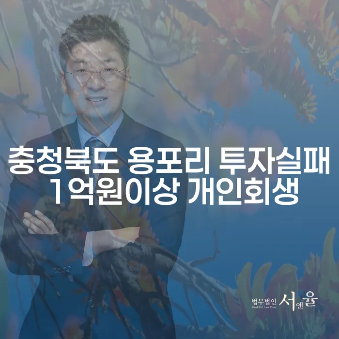 충청북도 용포리에서 투자실패 후 1억원 이상 개인회생, 어떻게 대처해야 할까요?